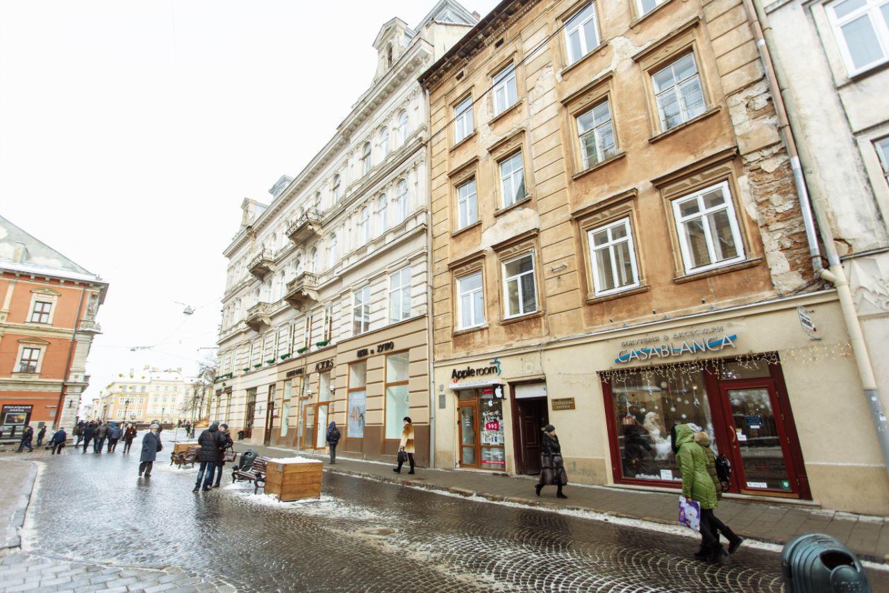 Halytska Lägenhet Lviv Exteriör bild